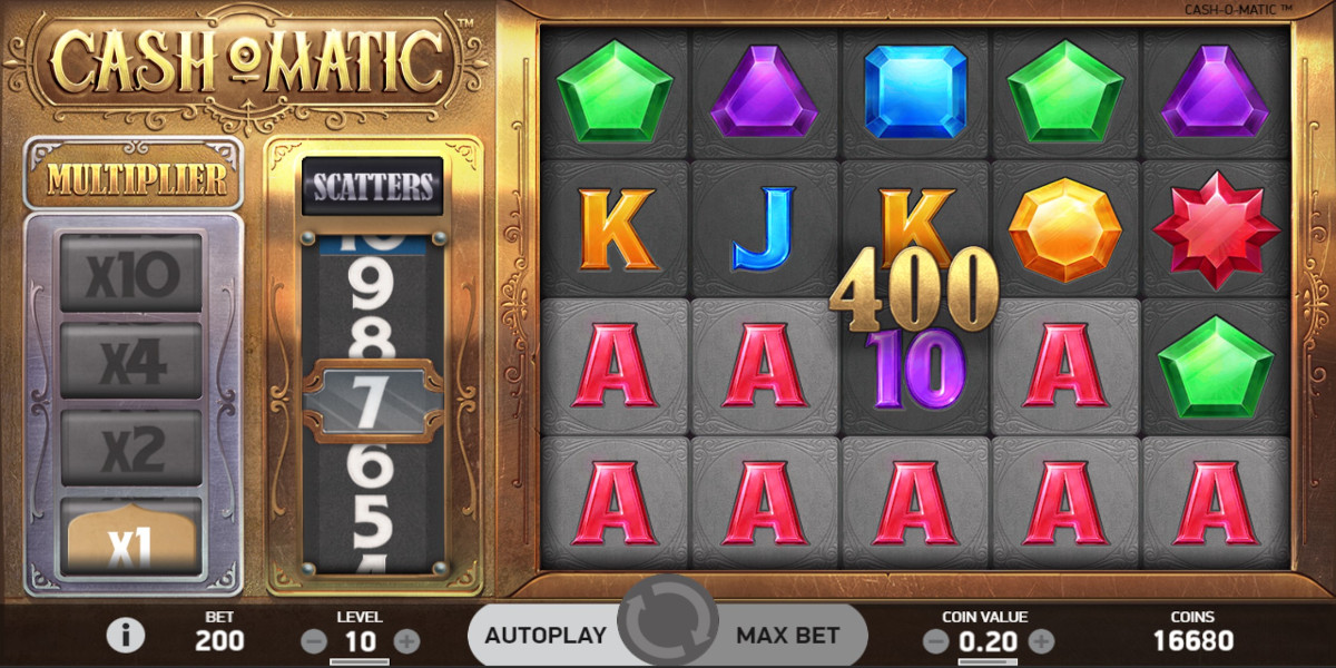 Cash-o-matic slot game Multiplier x1 and 7 Scatters Cash-o-matic slot game Multiplier x1 and 7 Scatters