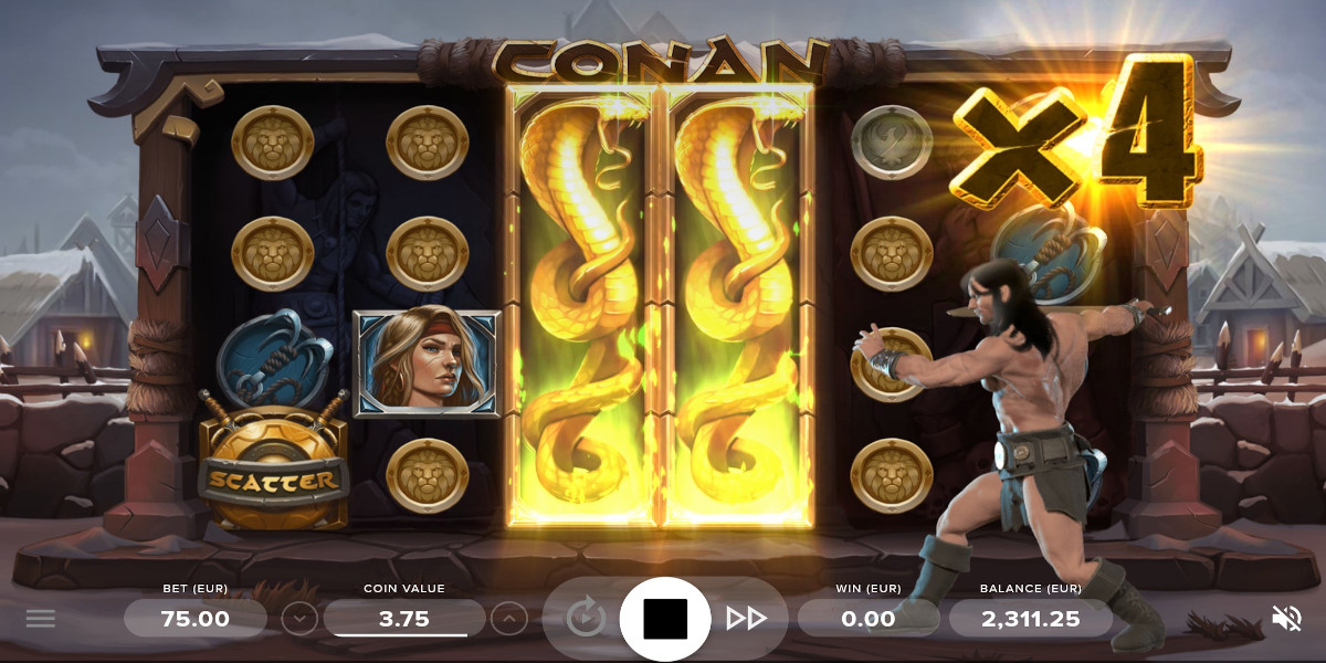 Conan slot game Multiplier feature