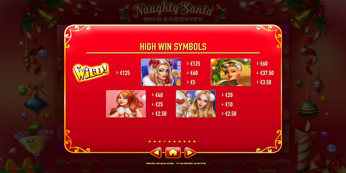 Naughty Santa slot game High Win Symbols Naughty Santa slot game High Win Symbols