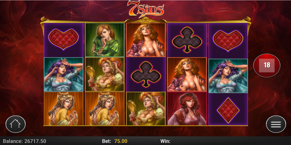 7 Sins slot game GamePlay