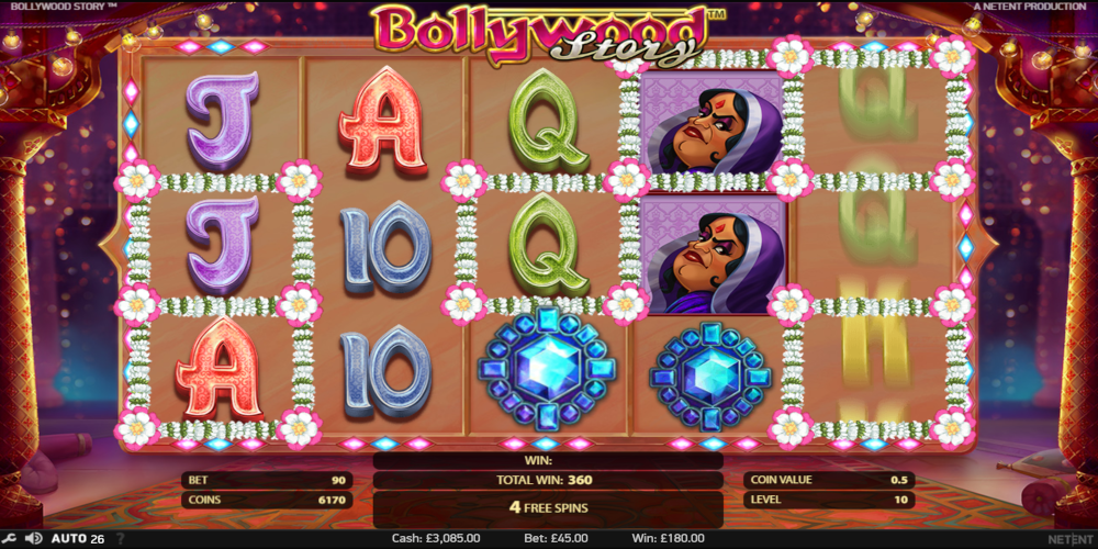 Bollywood Story slot game Free Spin