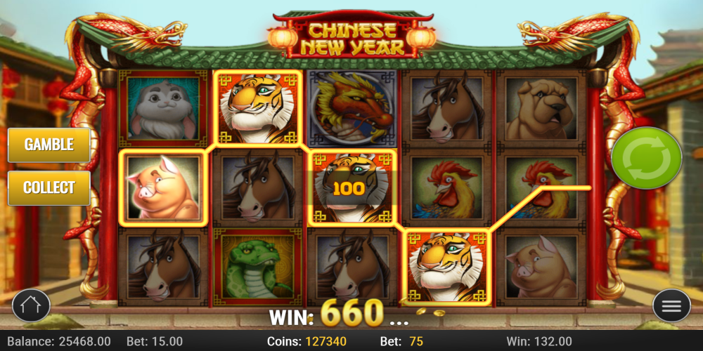 Chinese New Year slot game Gameplay Chinese New Year slot game Gameplay