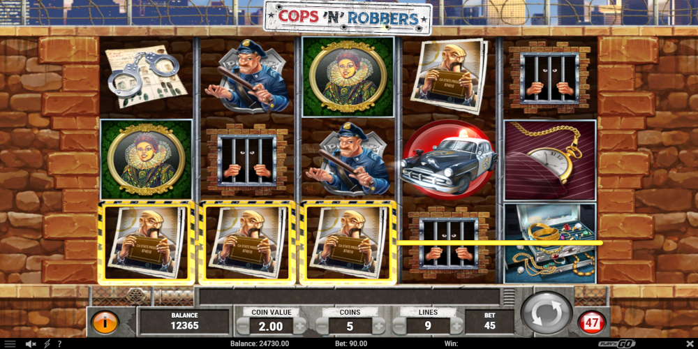 Cops'n'Robbers casino slot game DEMO for free at the top of the page Cops'n'Robbers casino slot game DEMO for free at the top of the page