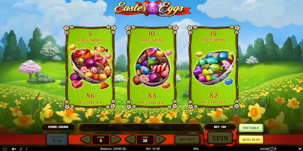 Easter Eggs online slot game Free Spin Bonus round Easter Eggs online slot game Free Spin Bonus round