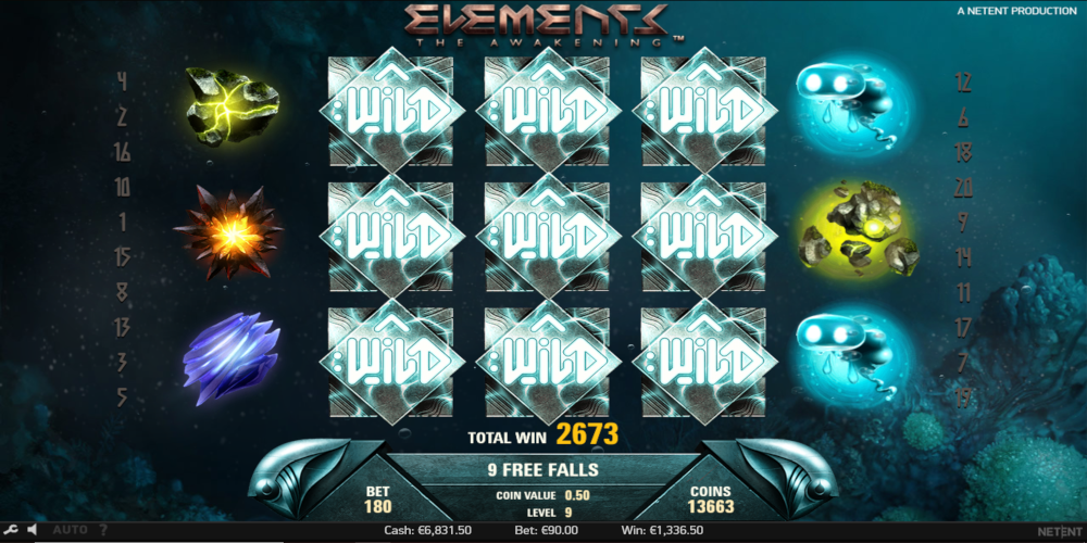Elements The Awakening slot game Wild