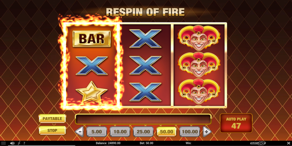 Fire Joker hasn't Free Spins, but you can get ReSpin