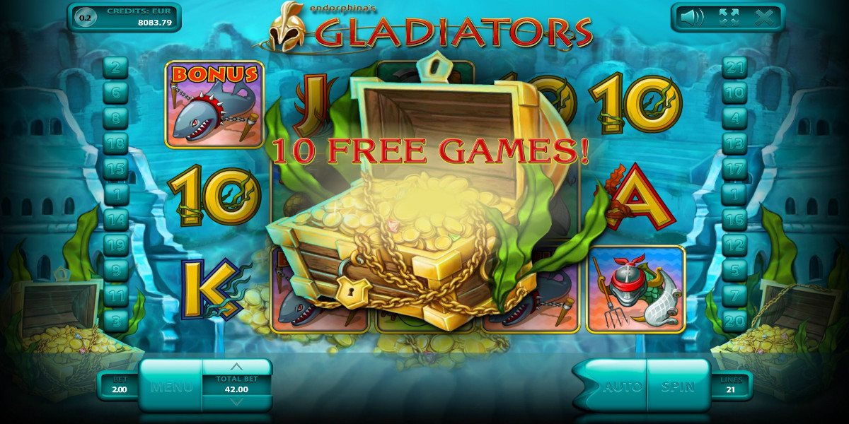 Gladiators slot game 10 Free Games Won