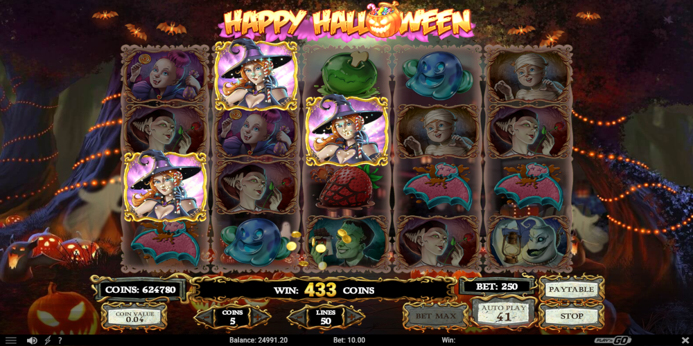 Happy Halloween slot game Scatter