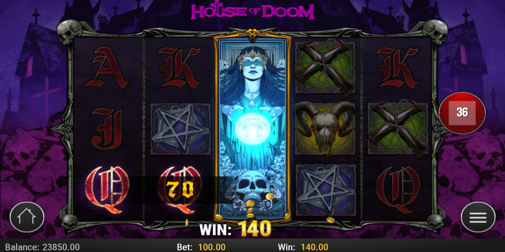 House of Doom slot game GamePlay
