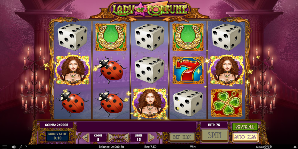 Lady of Fortune slot game Bonus