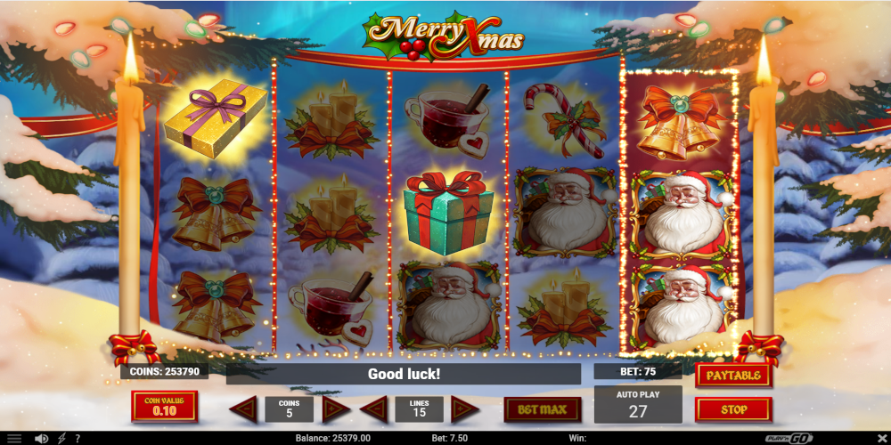 Merry Xmas slot game Bonus symbol