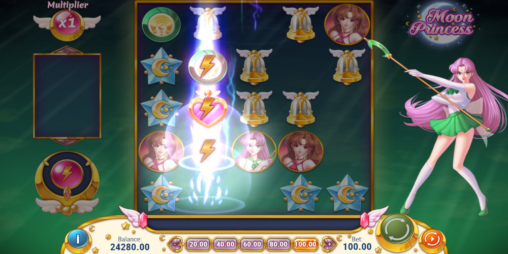 Moon Princess casino slot game Storm feature Moon Princess casino slot game Storm feature
