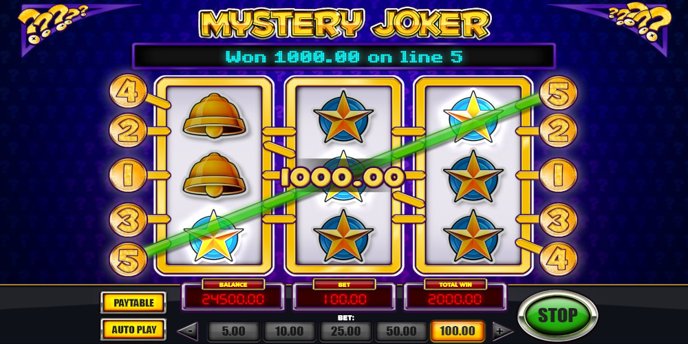 Mystery Joker slot game Highest payout won