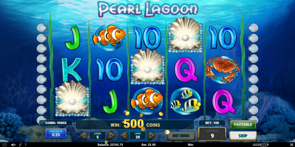 Pearl Lagoon slot game Scatter