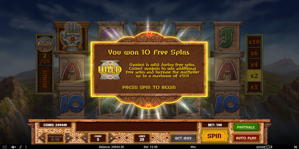 Pearls of India slot game Free Spins