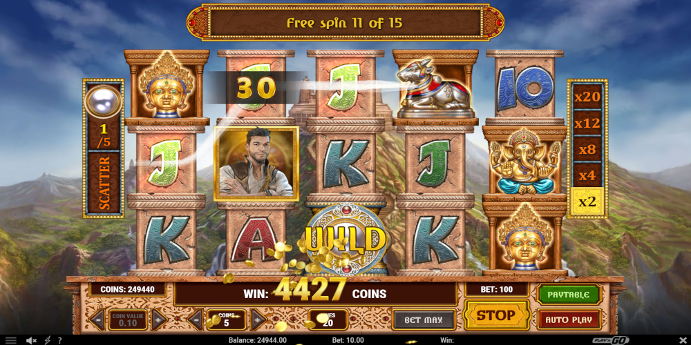 Pearls of India slot game Wild