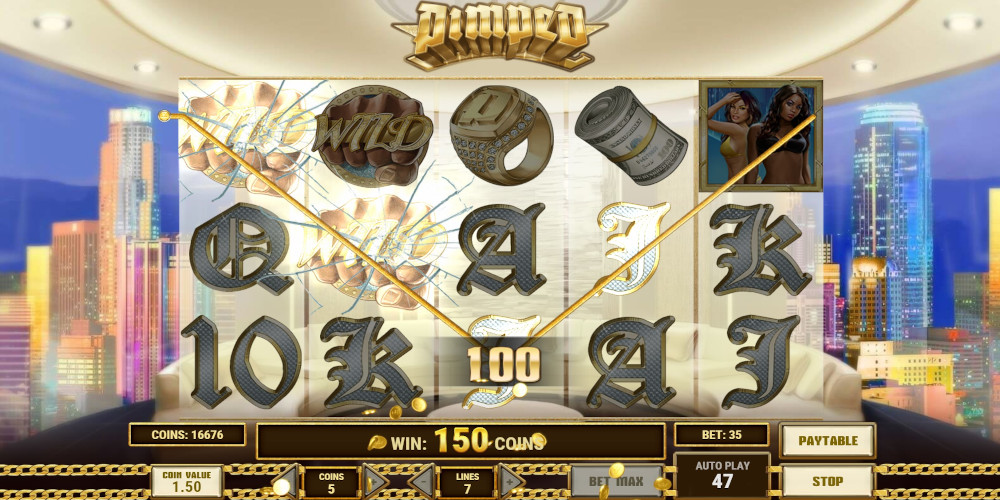 Pimped slot game Wild Symbols win Pimped slot game Wild Symbols win