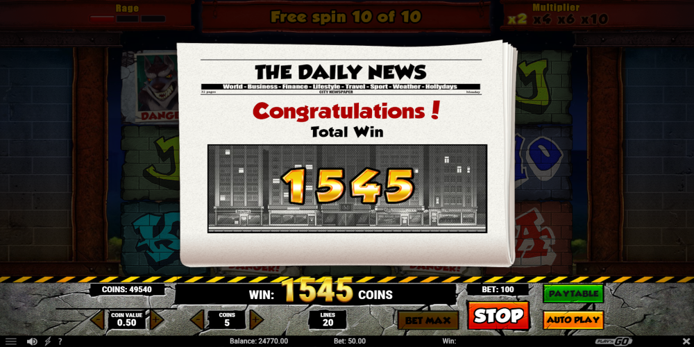 Rage to Riches slot game Win Rage to Riches slot game Win