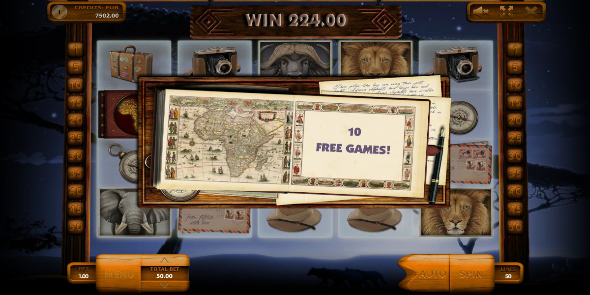 Safari slot game Free Spins Win