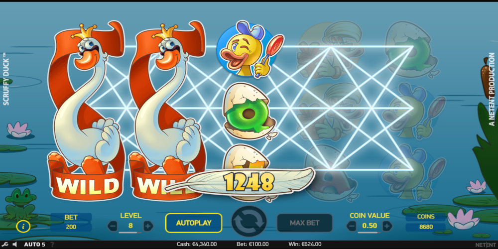 Scruffy Duck slot game x2 Wild Scruffy Duck slot game x2 Wild