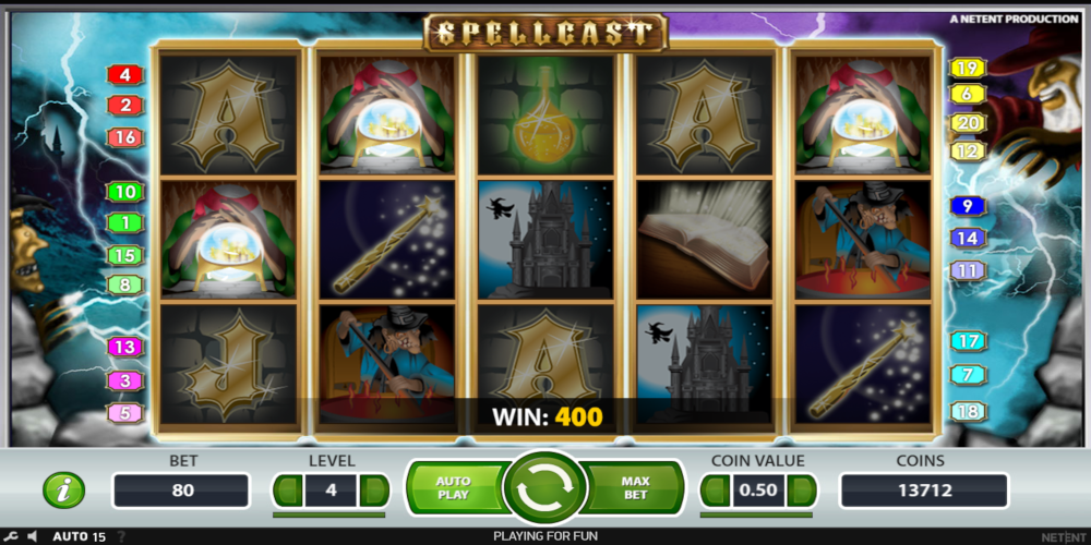 Spellcast slot game Scatter