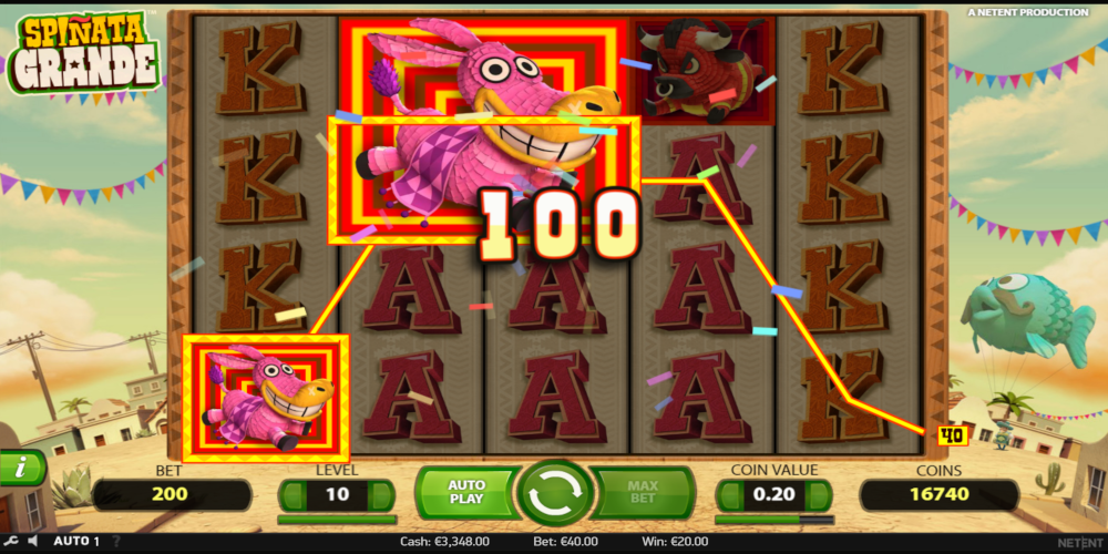 Spinata Grande casino slot game Pinatas Symbol
