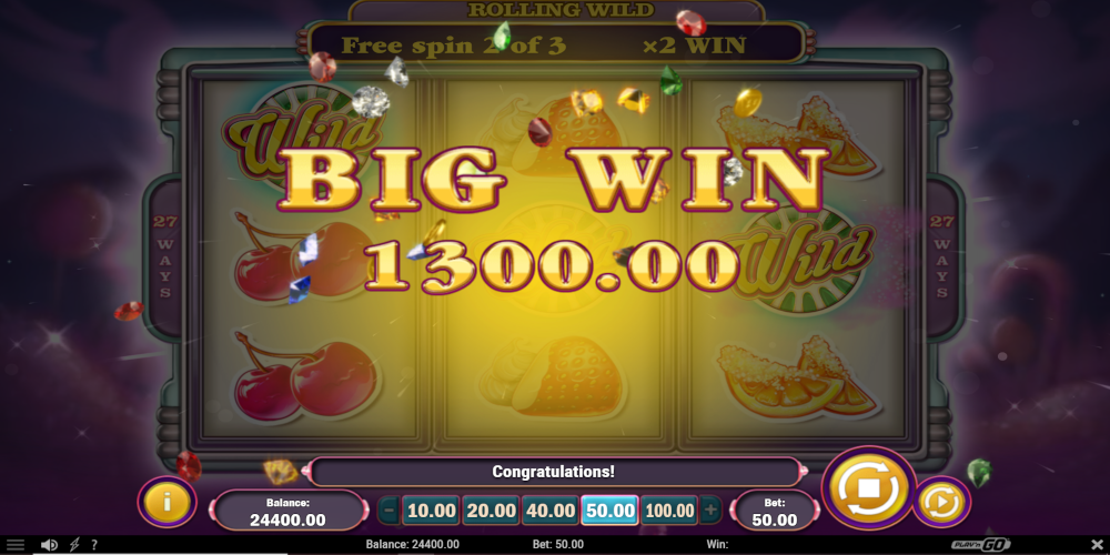 Sweet 27 slot game Big Win