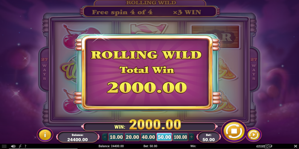 Sweet 27 casino slot game Win