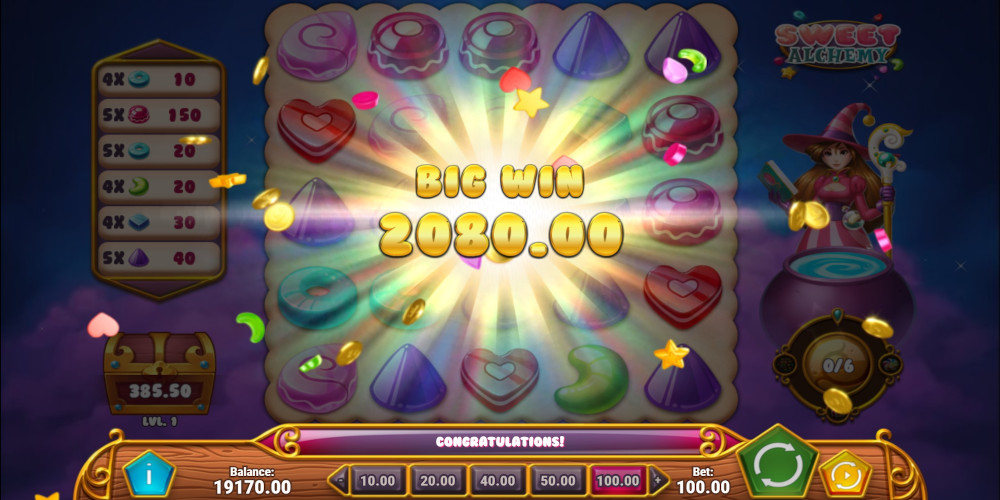 Sweet Alchemy slot game Big Win Sweet Alchemy slot game Big Win