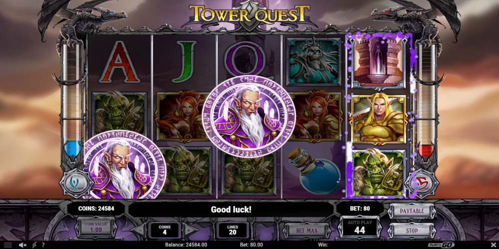Tower Quest slot game Bonus Tower Quest slot game Bonus