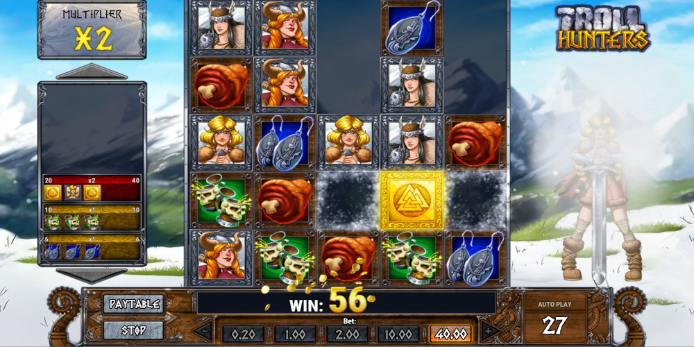 Troll Hunters slot game Gameplay WIN Troll Hunters slot game Gameplay WIN