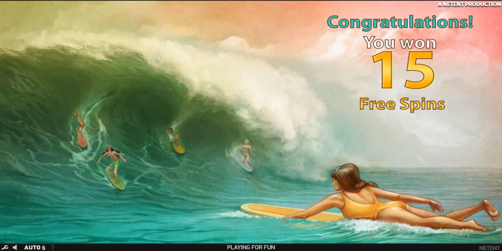 Wild Water casino slot game Free Spin