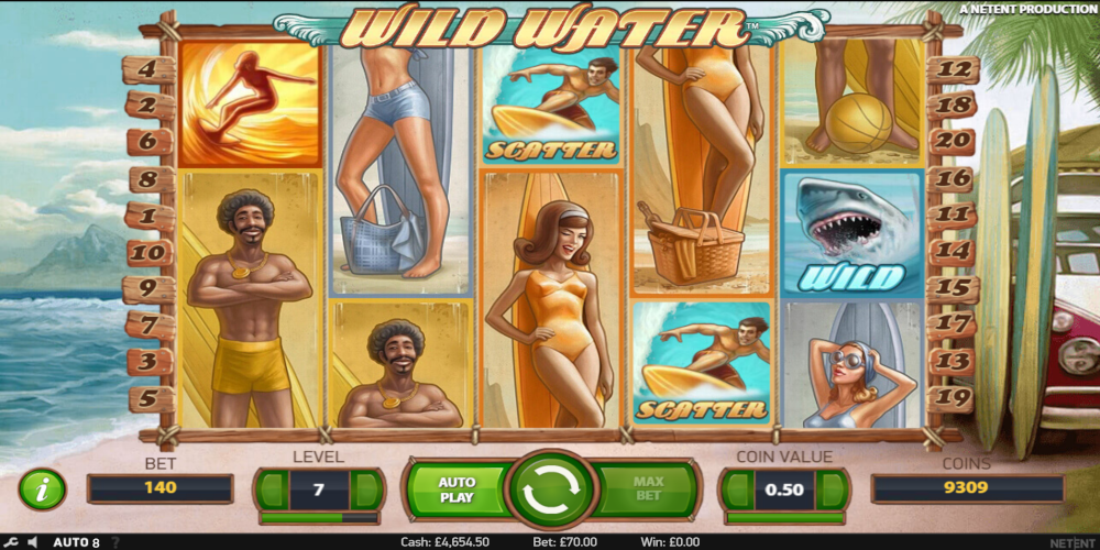 Wild Water slot game GamePlay
