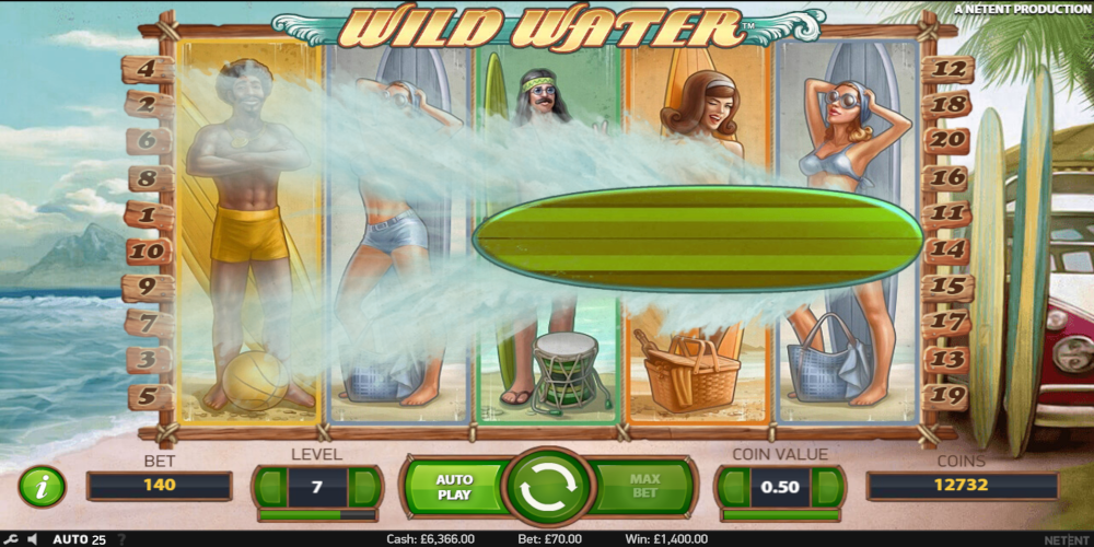 Wild Water slot game Win