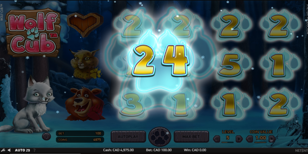 Wolf Cub slot game Free Spin