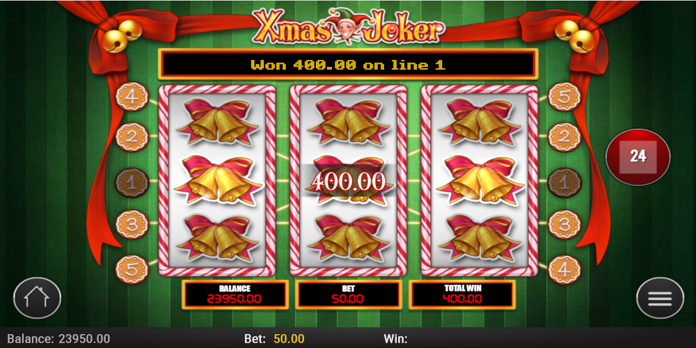Xmas Joker slot game Gameplay