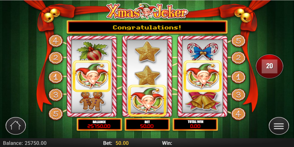 Xmas Joker casino slot game Scatter