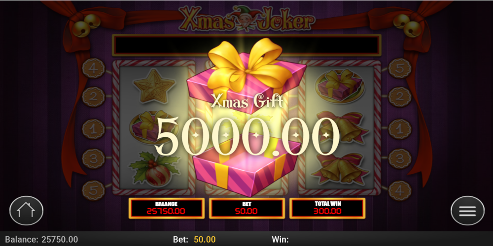 Xmas Joker slot game Xmas Gift Symbol