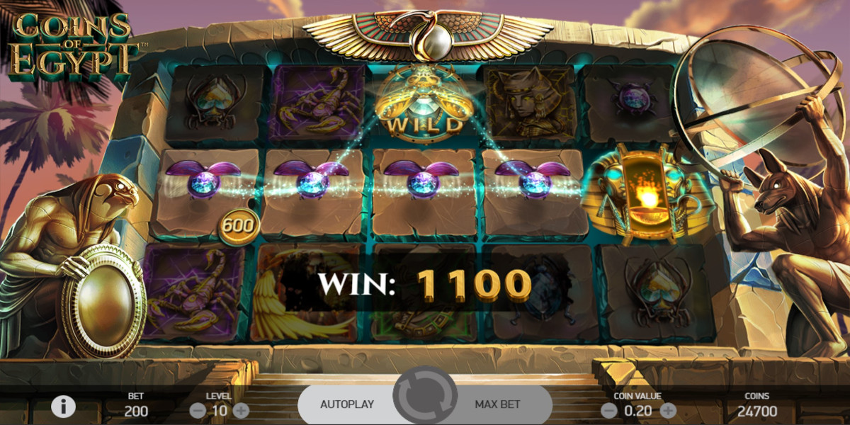 Coins of Egypt slot game Wild Symbol Win