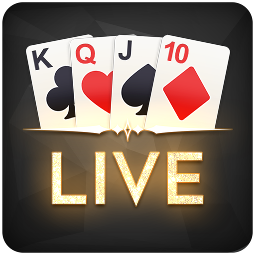 Live casino - icon with cards