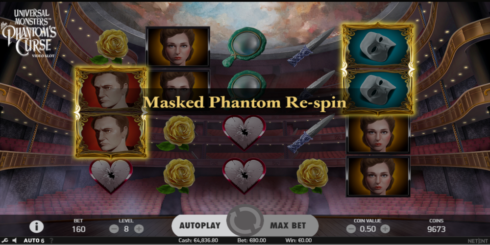 The Phantom's Curse slot game Respin