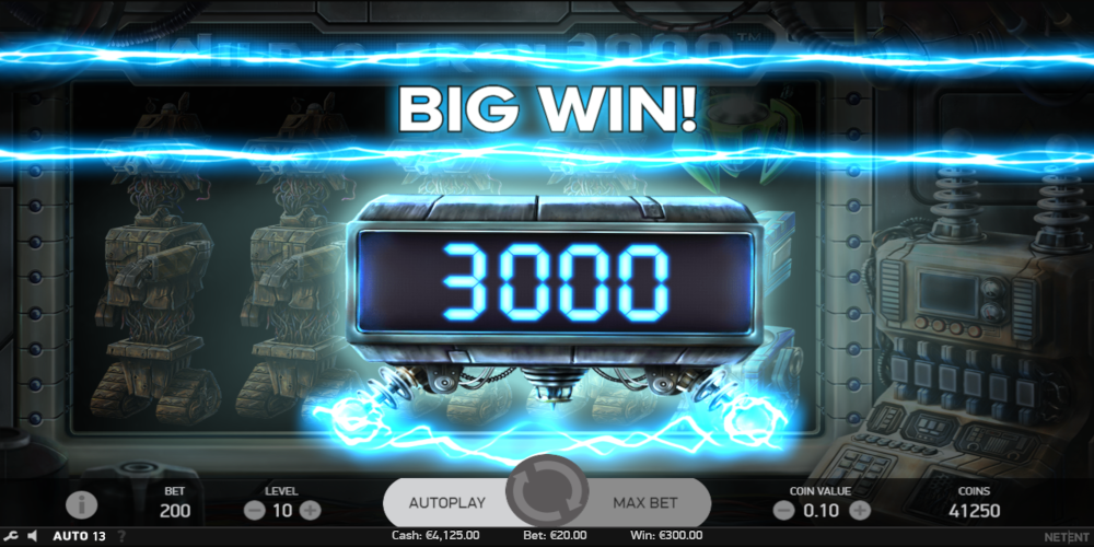 Wild-O-Tron 3000 slot game Big Win