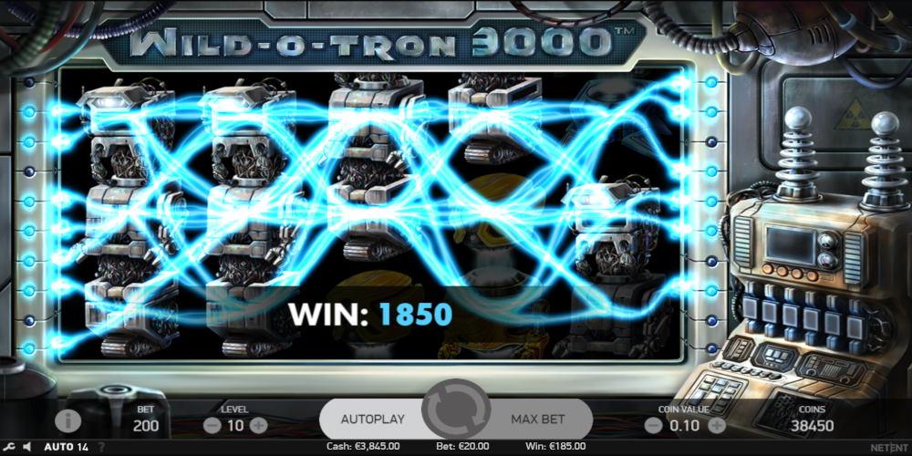 Wild-O-Tron 3000 slot game Win
