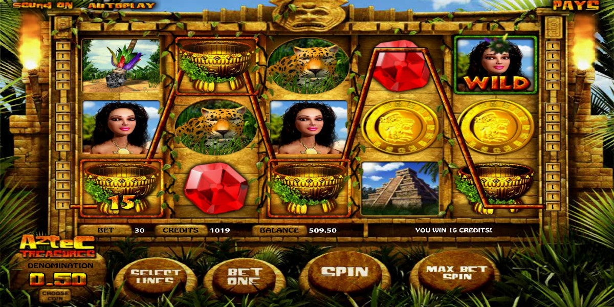 Aztec Treasures slot game Gameplay Win Aztec Treasures slot game Gameplay Win
