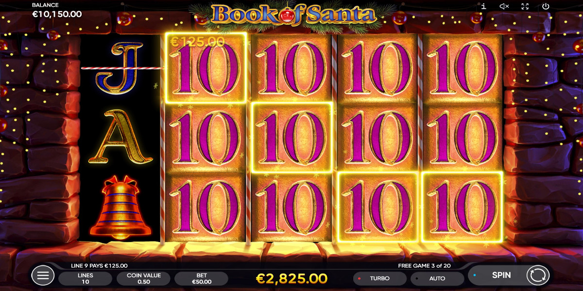 Book of Santa slot game Big Win during Free Spin Book of Santa slot game Big Win during Free Spin