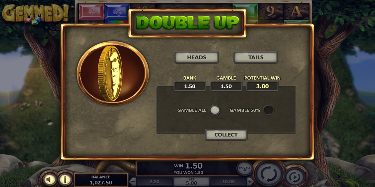 Gemmed! slot game Risk Game feature Gemmed! slot game Risk Game feature
