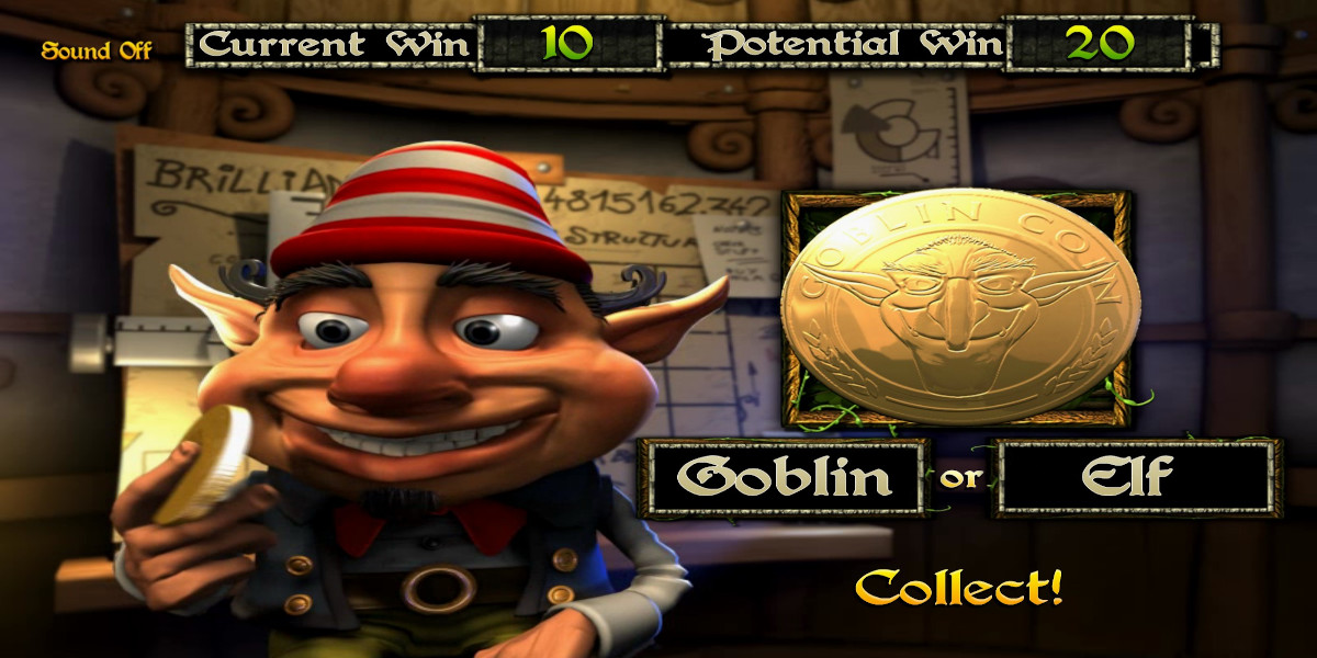 Greedy Goblins slot game Risk Game let you Double your Win