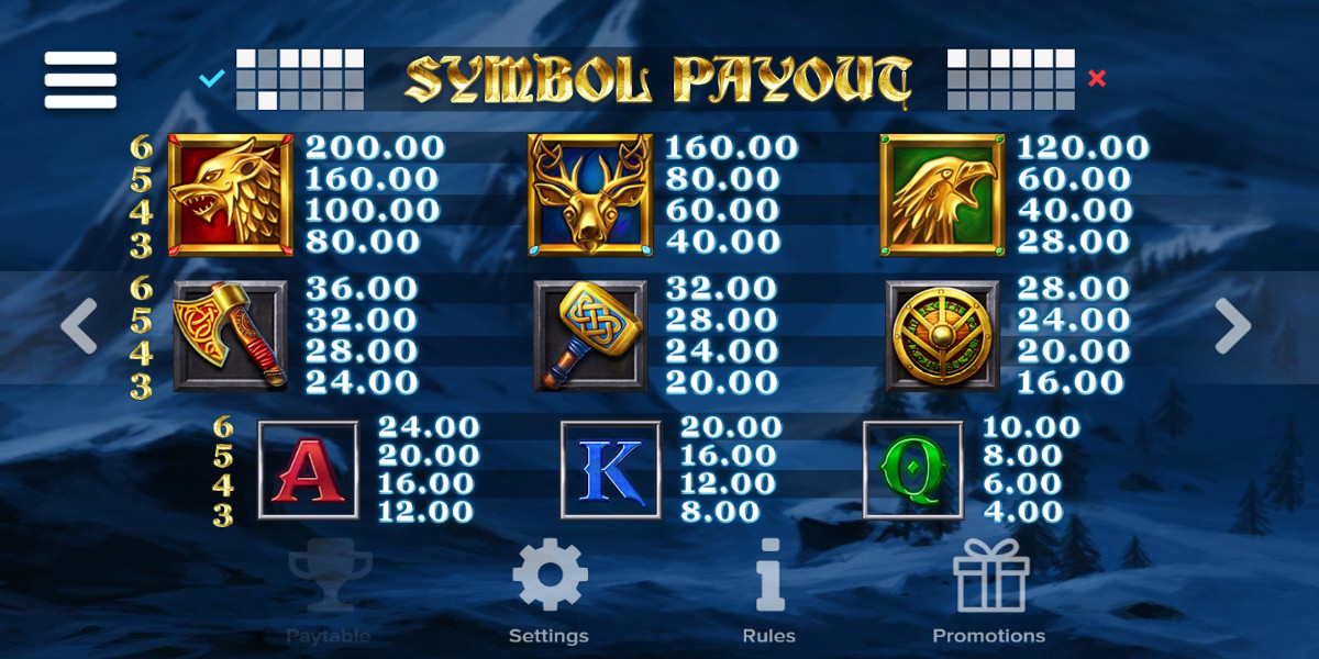 Ice Wolf slot game Paytable Ice Wolf slot game Paytable