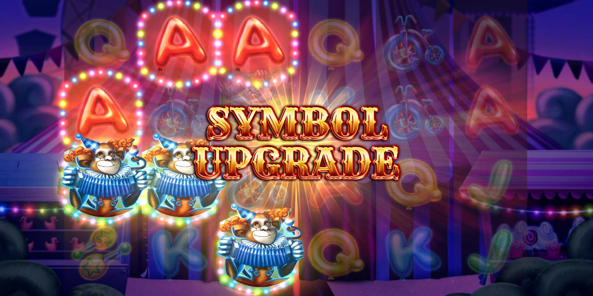 Respin Circus slot game Symbol upgrade feature