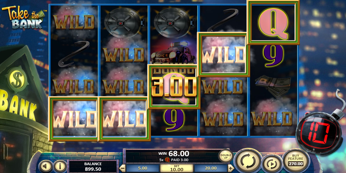 Take The Bank slot game Wild symbols Win Take The Bank slot game Wild symbols Win